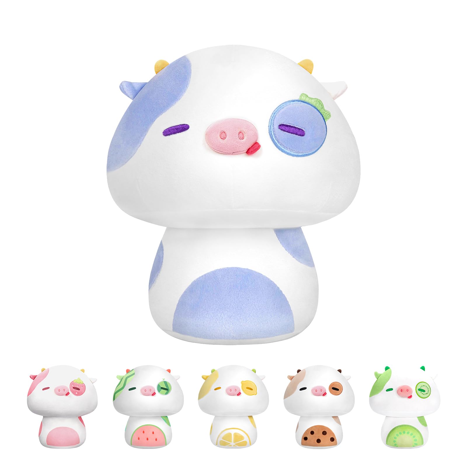 Mewaii 20CM Peluche Cuscino Kawaii Giocattoli per Bambina Cuscino di Peluche Animali Kawaii Giocattoli Abbraccio Morbido Cuscino a Forma di Fungo Cuscino Giocattolo Regalo 3 Anni in su