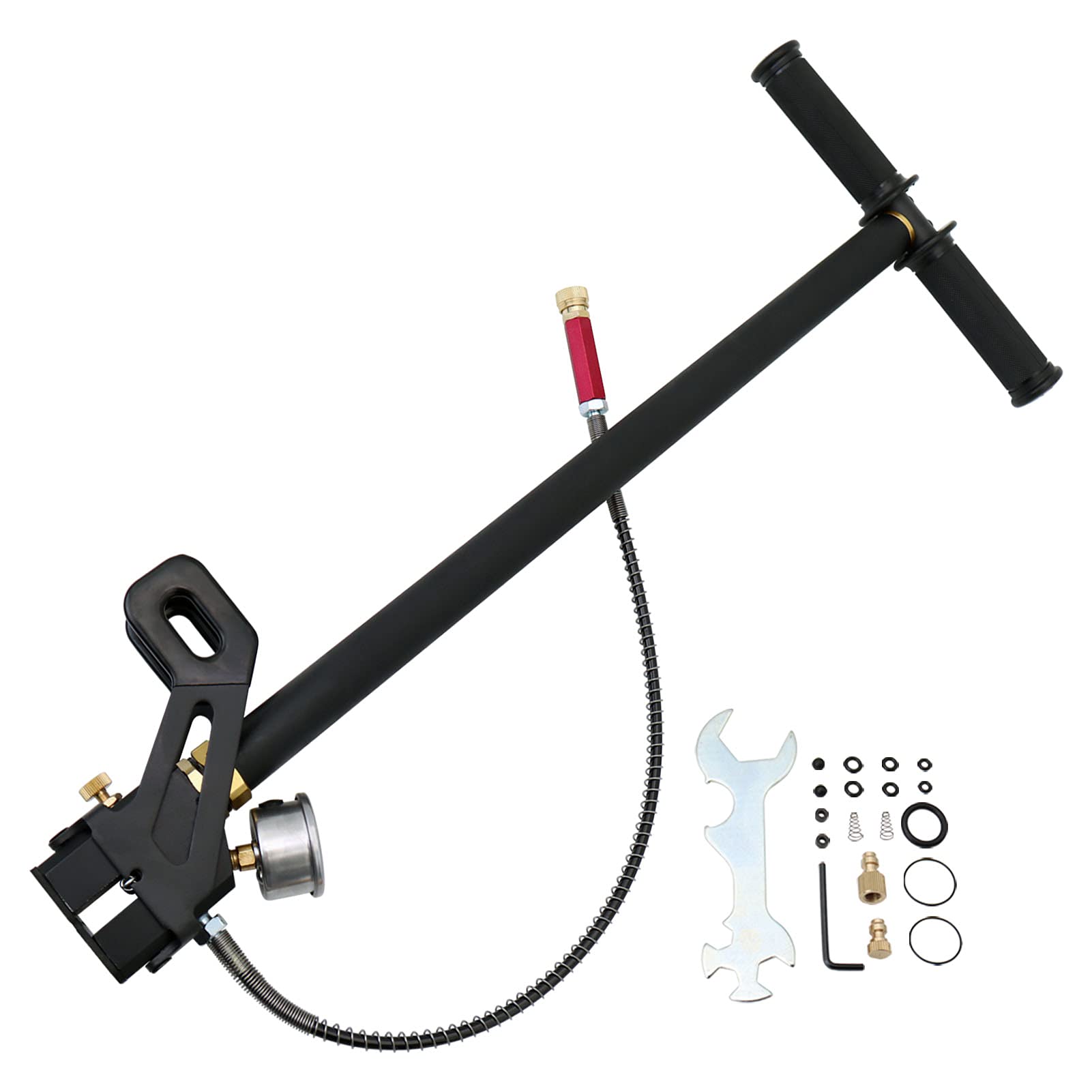 TOPA SPORT High Pressure Hand Pump 3 Stage 4500Psi Hand Air Pump Air