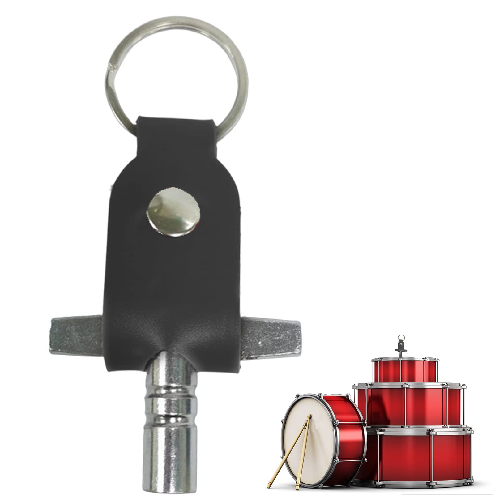 Yusheng Herramienta batería - Llave afinación batería con Llavero y Accesorio para Instrumento Musical | Llaveros Tambor Llavero Regalo para Amigos Bateristas