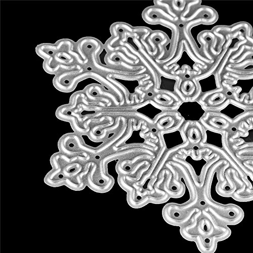 Decora Cutting Dies 4 Pcs Christmas Snowflakes Metal Stencil Template Mould Diy Scrapbook Album Paper Card Embossing Tool #TOP5