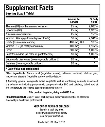 Biotics Research Bio B Complex High Potency B-Complex With Folate And Vitamins B2, B6 And B12 For Energy Production. Supports Cardiovascular Function, Metabolic Pathways, Brain Health. #TOP1