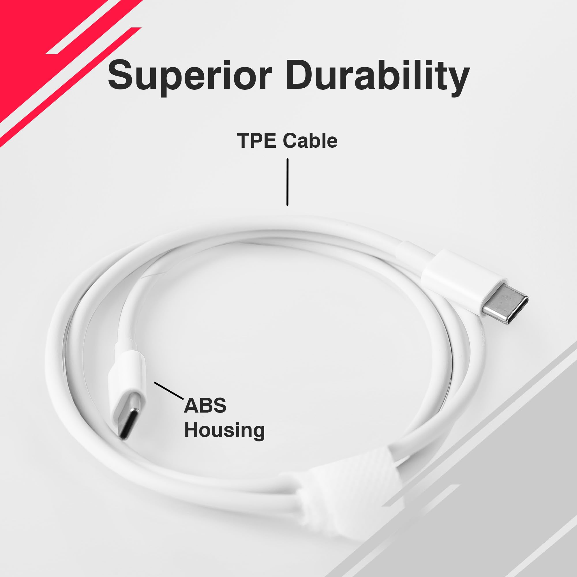 USB-C-auf-USB-C-Kabel-Ladekabel, 91 cm, 100 W, Schnellladekabel, 480 Mbps Datenübertragung, C-Ladekabel, kompatibel mit iPhone 15 und 16 Serie, MacBooks, Laptops und Android-Geräten