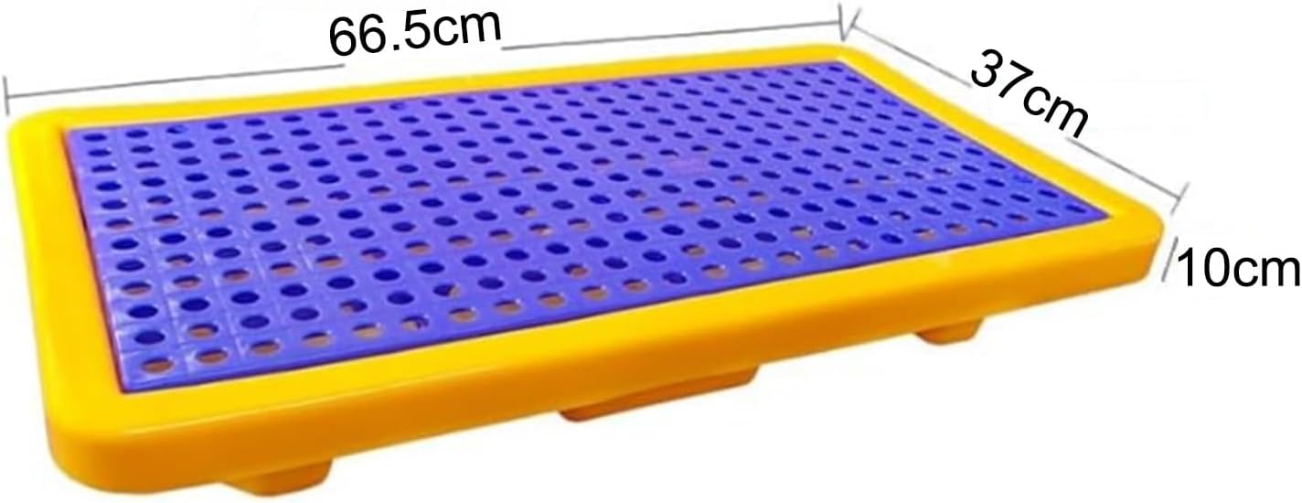 2 Drum Spill Containment Platform, Plastic Containment Tray Spill Pallet with Drain, Leakproof Platform for Garage, Kitchen, Basement