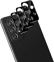 QULLOO Kameraschutz Schutzfolie für Samsung Galaxy A52 / A72 /A52s 5G, 3 Stück Kamera Schutzfolie 9H Härte Schutzglas HD Klar Linse Glas Folie Anti-Kratzen Kamera Schutz - Schwarz