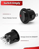 Vista 3 de CO LIGHT Arnés de cableado para barra de luz LED, 1 cable de 12 V, 16 AWG, interruptor de relé, kit de arnés de cable para vainas LED todoterreno