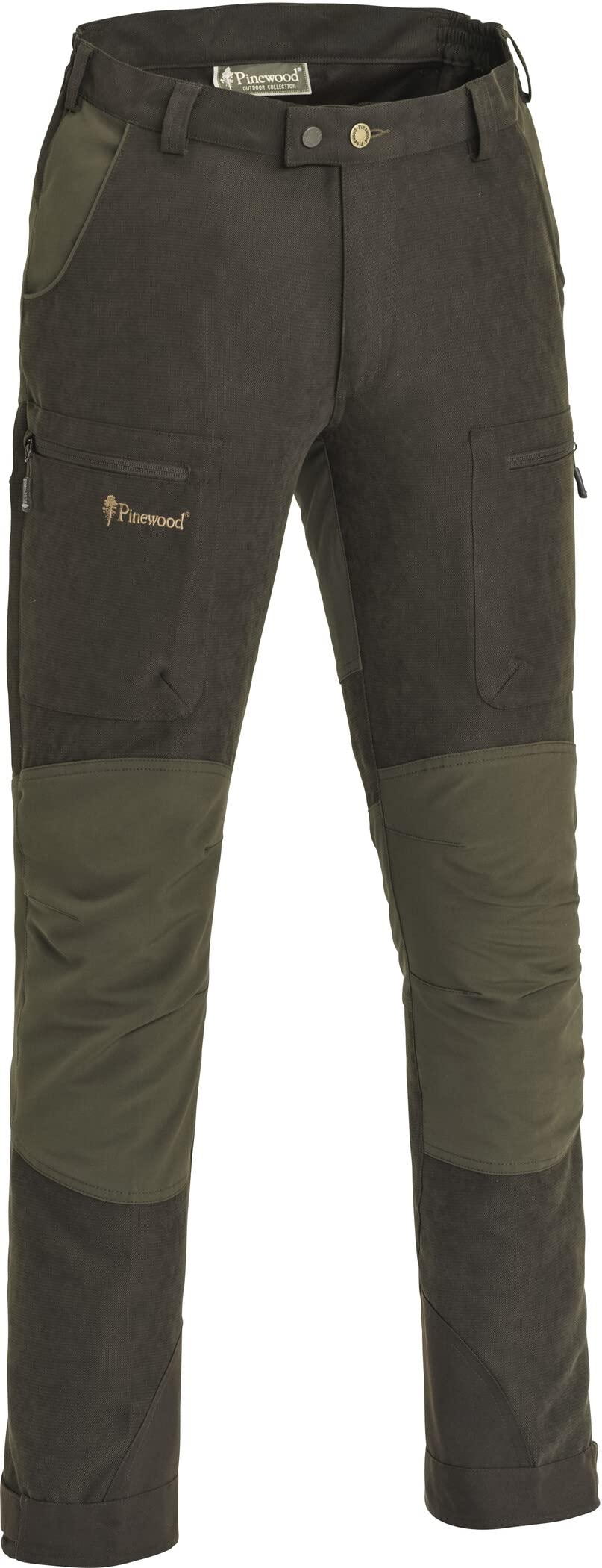 Pinewood Caribou Hunt Hose Kinder braun/Oliv 2022 Lange Hose