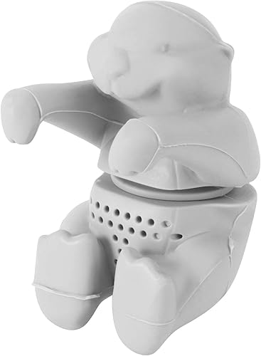 Miniatura 7 de Infusor de té para té de hojas sueltas Linda nutria suelta té de hojas sueltas Difusores de té más empinados para té suelto Animal único Infusor de