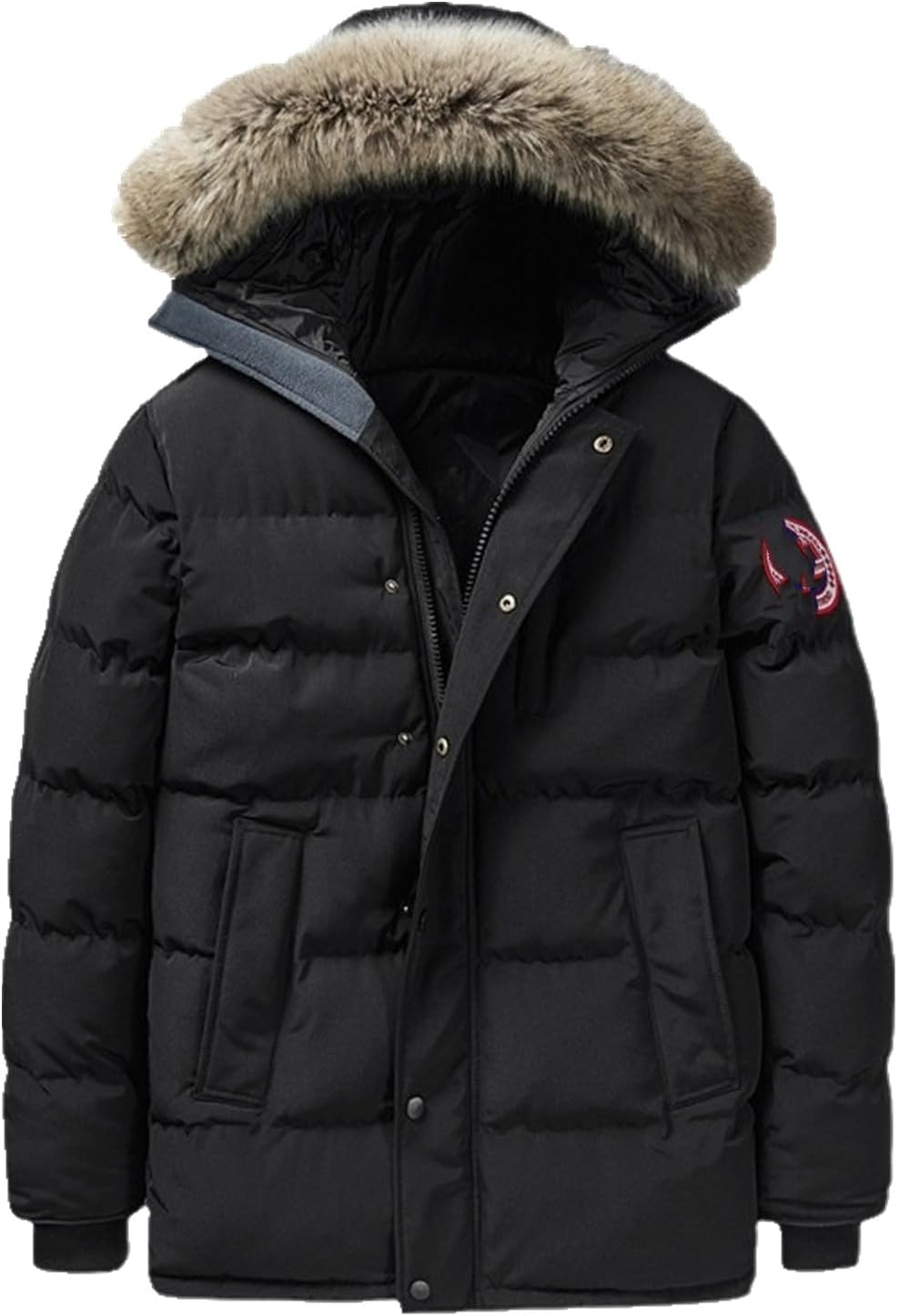 Men'S Winter Jacket Thickened Windproof Warm Coat Stylish And Versatile Winter Padded Men'S Down Jacket