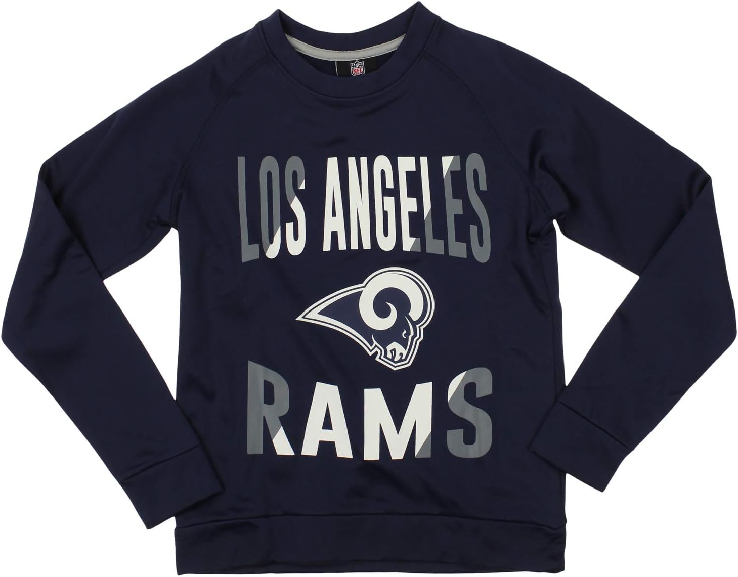 Outerstuff NFL Boys Youth (8-20) / Kids (4-7) Performance Fleece Crew Neck Long Sleeve Sweatshirt- Team Options