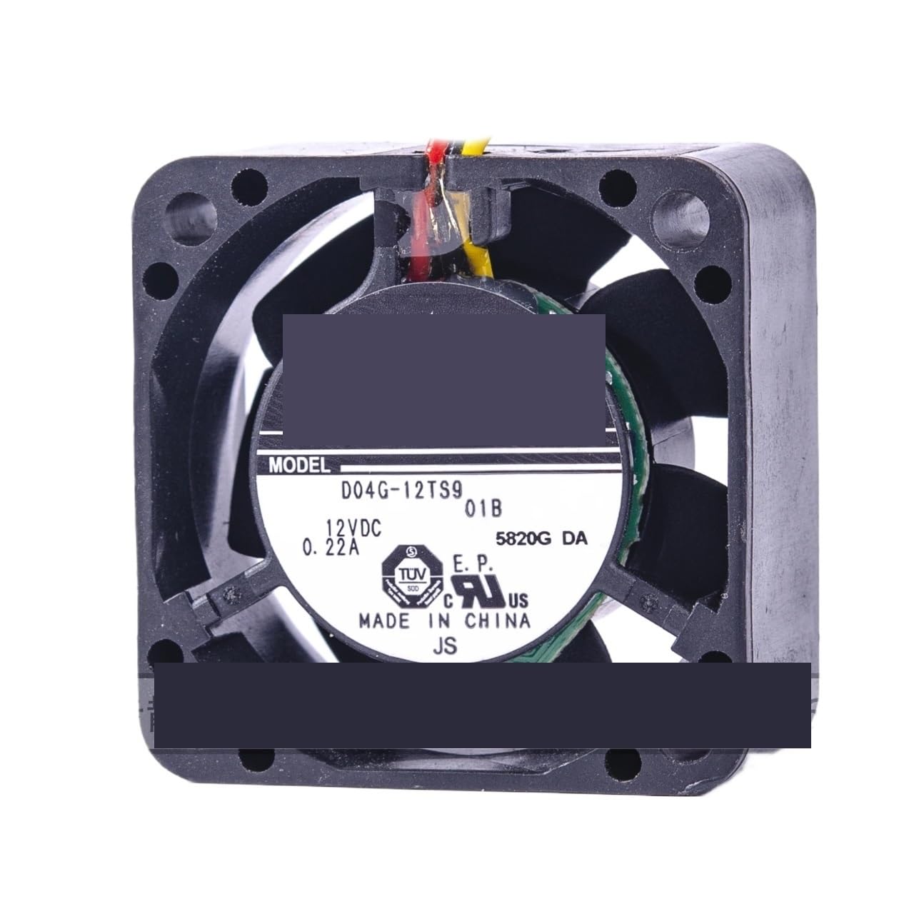 Ventilador de refrigeración para Servidor 3 Cables Nidec D04G-12TS9, CC 12 V, 0,22 A, 40 x 28 mm