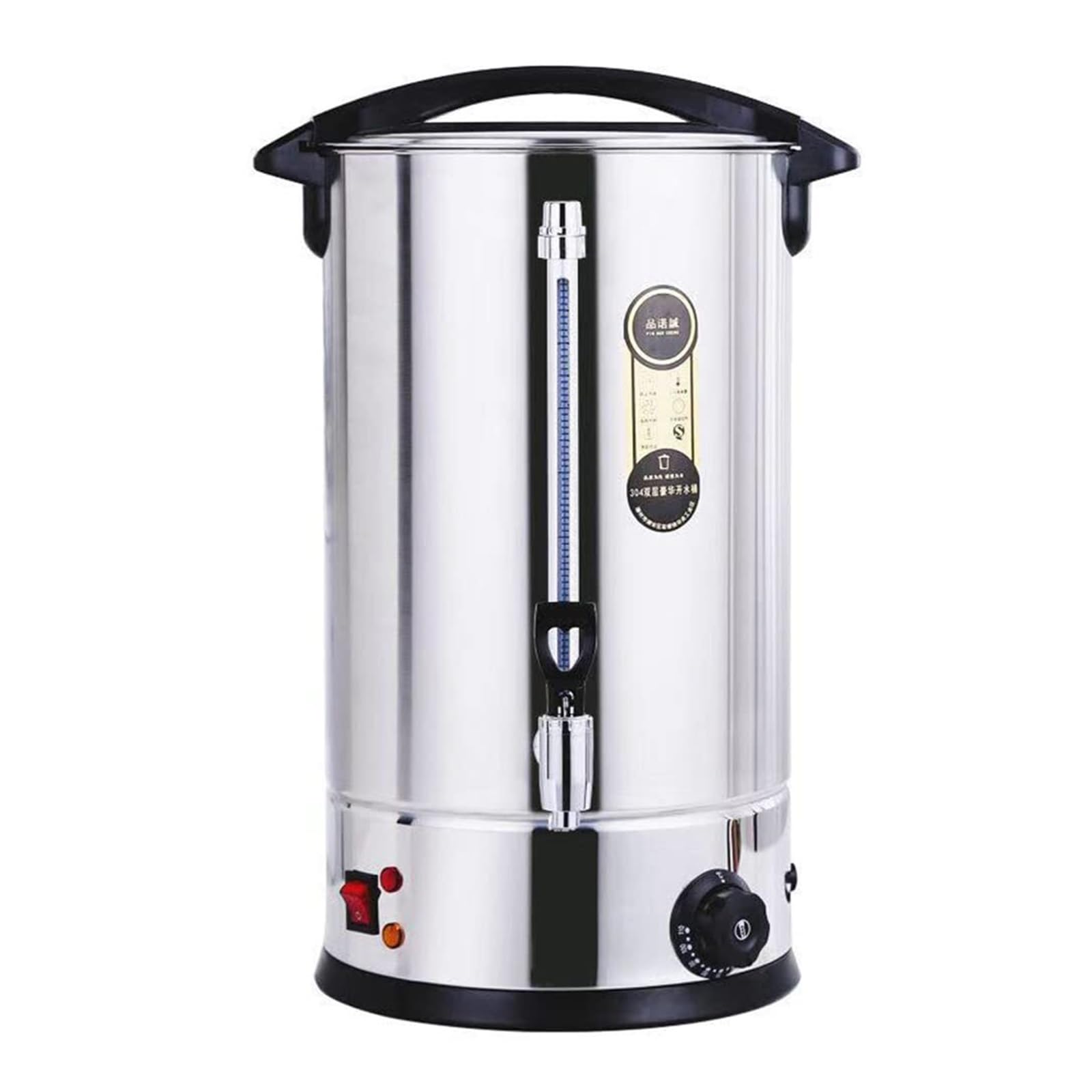 Distributeur de boissons chaudes 40L en inox avec robinet anti-goutte pour buffet