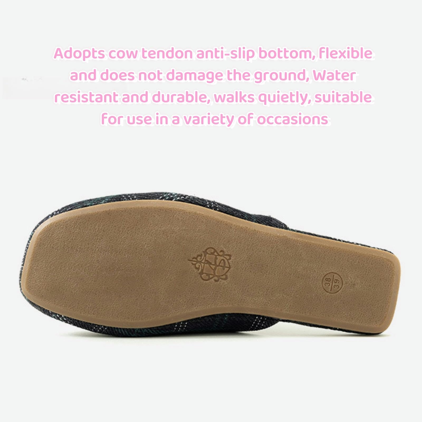 Pantofole Donna Invernali Calde Pantofole da Uomo E da Donna Autunnali E Invernali, Pantofole da Casa Traspiranti, Antiscivolo E Resistenti-caffè-maschile-44-45
