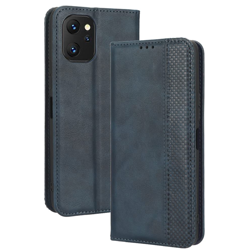 YBROY Cover per UMIDIGI F3 4G, Custodia in PU Pelle Premium Flip Wallet