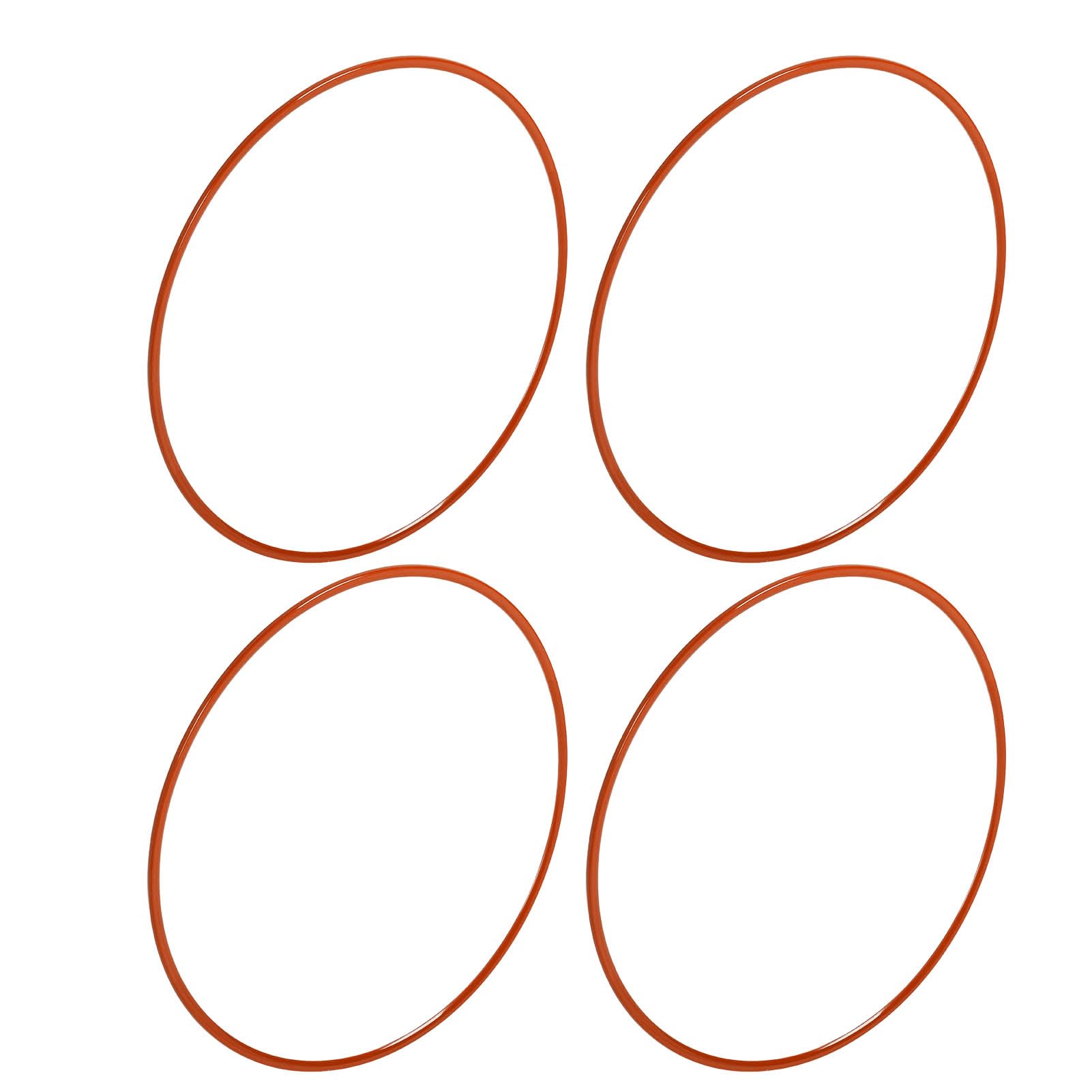 Akozon Osłona Koła 20 Cali ABS Pomarańczowy 4 Szt, do Felg (ORANGE)