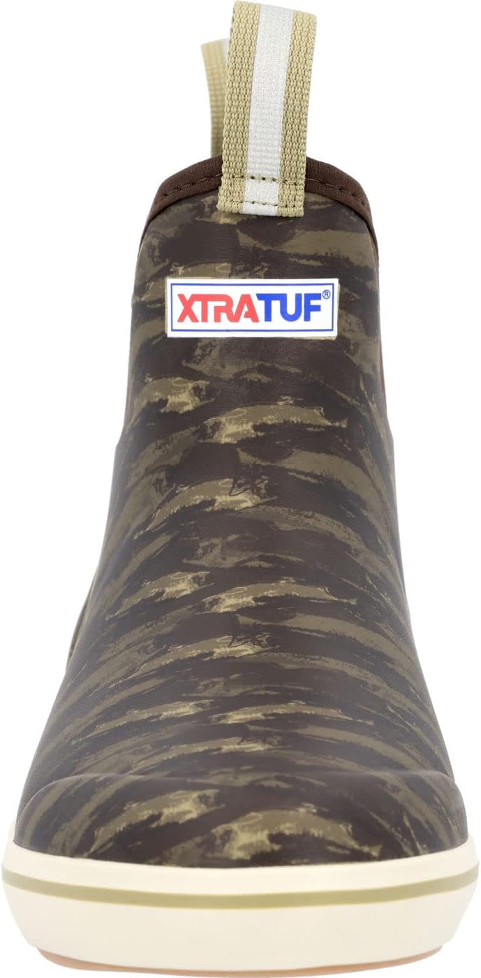 Xtratuf Men's 6 in Ankle Deck Boot, Camo, Size 11(M)