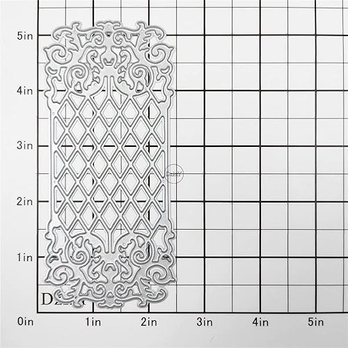 Miniatura 2 de DzIxY Troqueles de corte de metal con borde de encaje antiguo para kit de fabricación de tarjetas, troqueles de papel de relieve, plantillas de