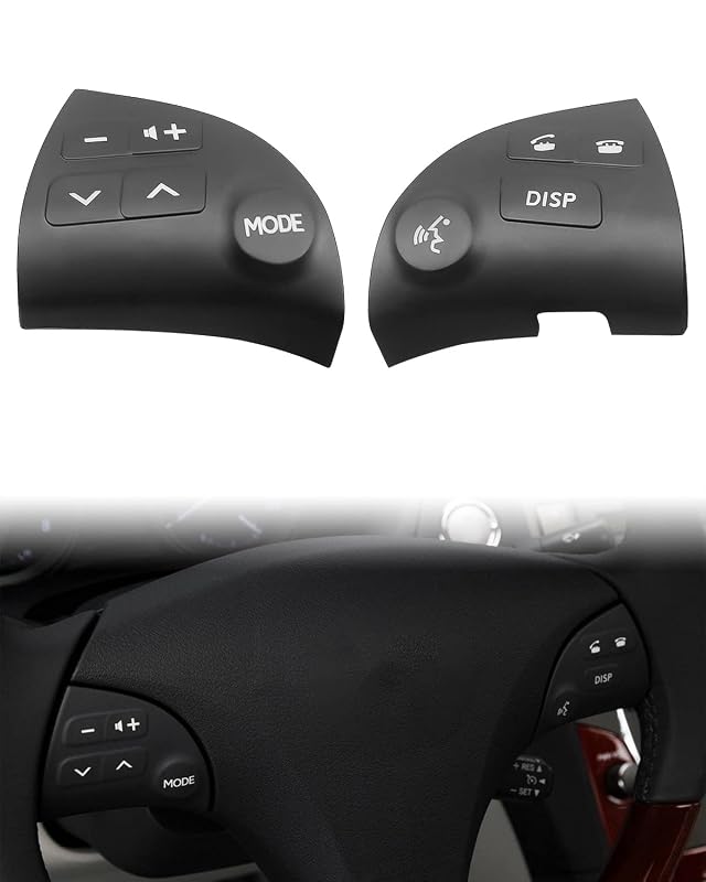 Botão do Interruptor de Controle de Volume do Volante EMIHO para Lexus ES350 2006 a 2012 – Par