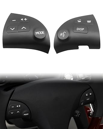 2 Pack Steering Wheel Volume Control Switch Fit for Lexus ES350 2006-2012