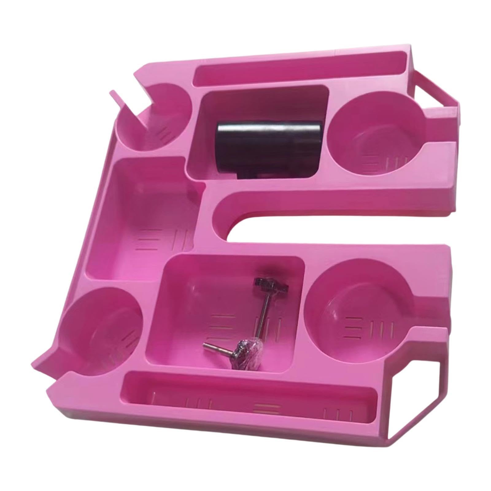 Gralara Soporte Portátil para Sombrilla de Playa con Soporte para Bebidas, Rosa