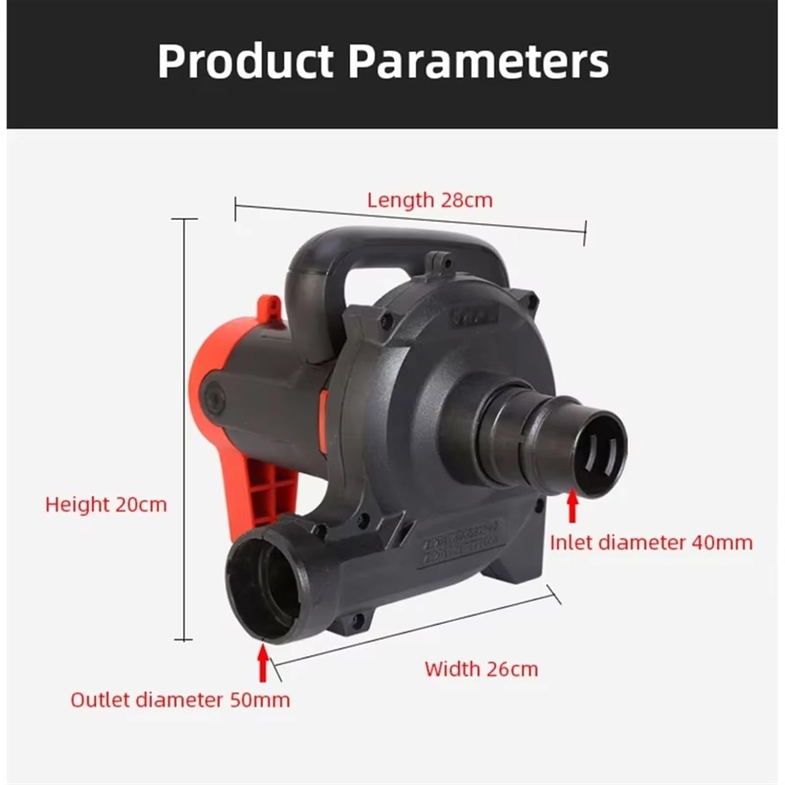 Souffleur Aspirateur souffleur à dépoussiérage de qualité industrielle à 6 vitesses adapté au nettoyage de la poussière du châssis du sol