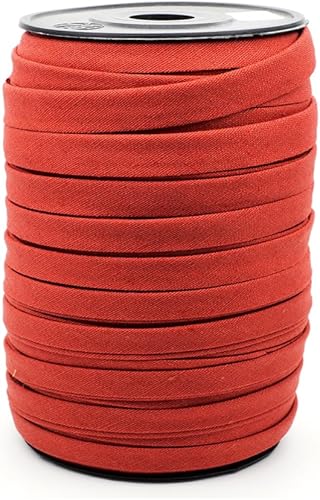 Miniatura 10 de CRAFTMEMORE Cinta al bies de doble pliegue de 12 pulgada, de lino y algodón, hecha en Japón, cinta de encuadernación para costura, dobladillo,