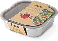 Vista 9 de BLACK + BLUM Lonchera de acero inoxidable apta para microondas Contenedor multifunción sellado al vacío para alimentos saludables Almacenamiento