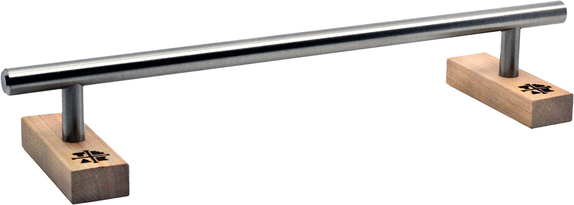 Teak Tuning Round Fingerboard Rail - Long Edition - Silver Colorway - 11.25" Long, 1.75" Tall - Prolific Series