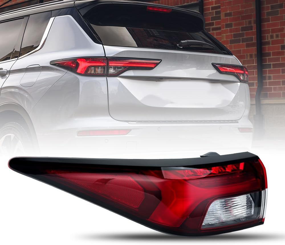 Left LED Outer Tail Light Assembly Fits For Mitsubishi Outlander PHEV 2022 2023 2024 Rear Brake Stop Lamp Driver Side 8330B183 CLH94107063