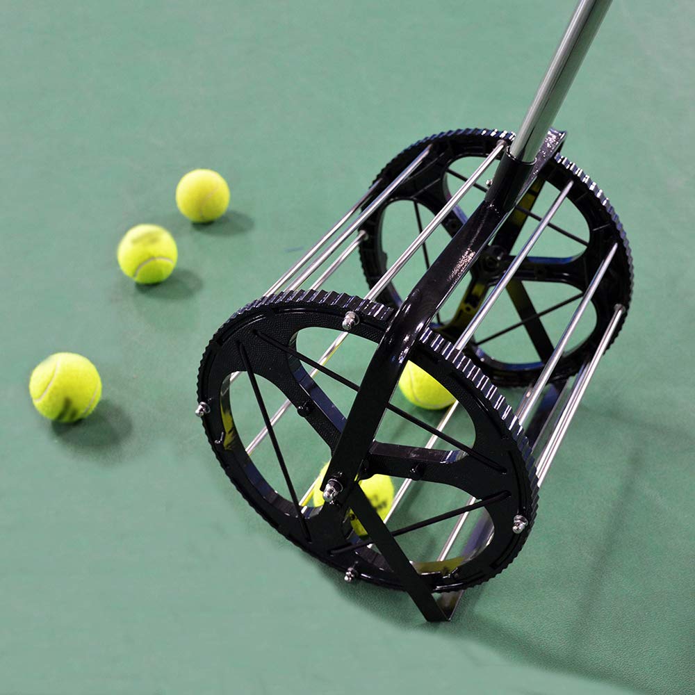 Tenis kolekcjonerski Tenis, wygodny kosz do zbierania piłek, regulacja wysokości, grubszy wspornik, mocny i trwały