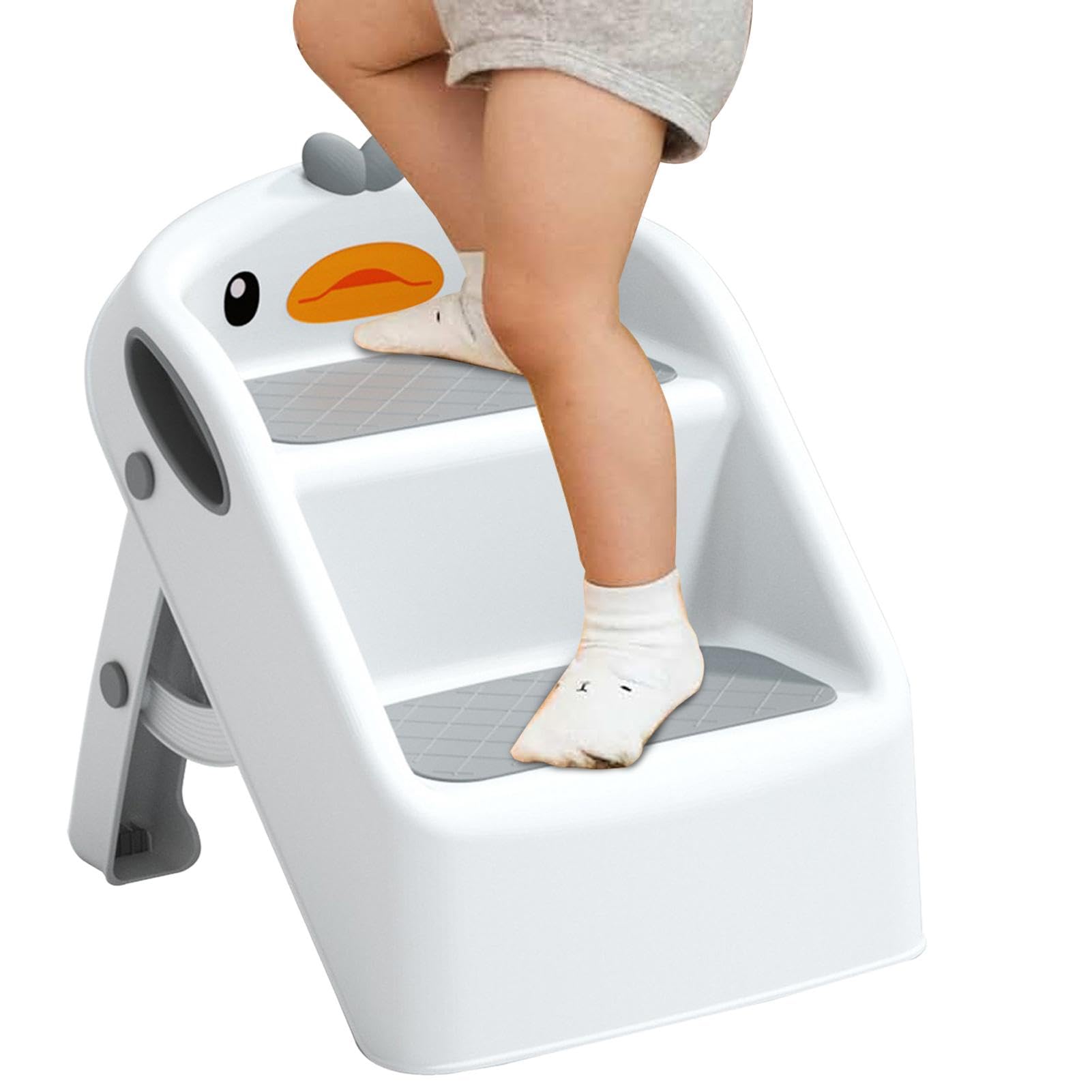 Escabeau Pliable, escabeau pour - Escabeau de Salle de Bain pour Tout-Petits Escabeau Pliant en 2 étapes - Escabeau de Toilette Portable pour Tout-Petits, escabeau pour, pour Cuisine et Salle