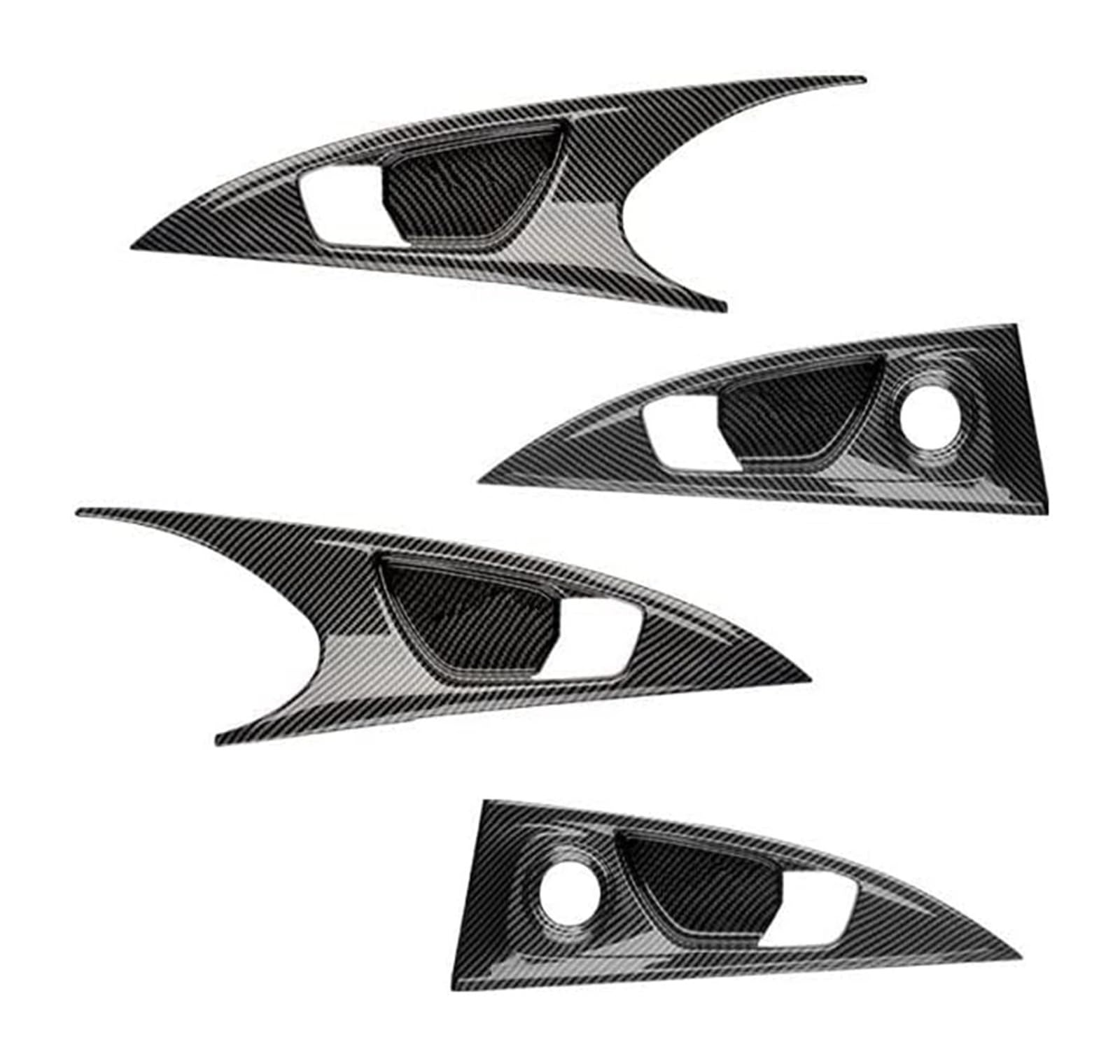 Ptgzgfnpam Hatchback Car Pull Handle For Civic 10Th 2016-2020 Sedan Car Interior Door Panel Bowl Handle Stickers