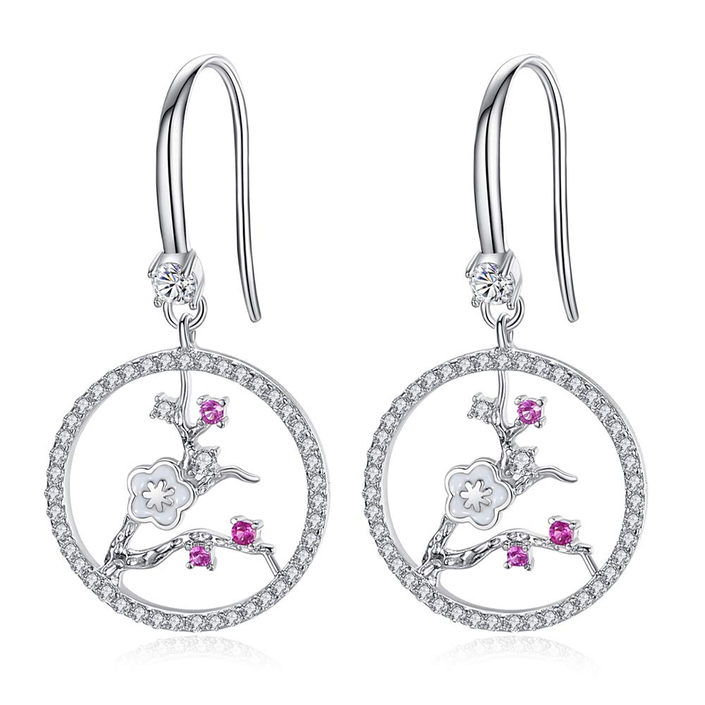 VIKI LYNN Orecchini a clip da donna, in argento Sterling 925, con zirconi, per donne e ragazze, 1 clip, Argento sterling Zirconia cubica Perla