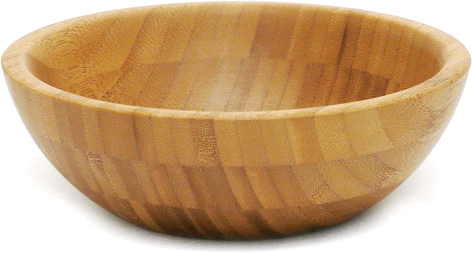 Lipper International Bamboo Wood Salad Bowl, Small, 7" Diameter x 2.25" Height, Single Bowl