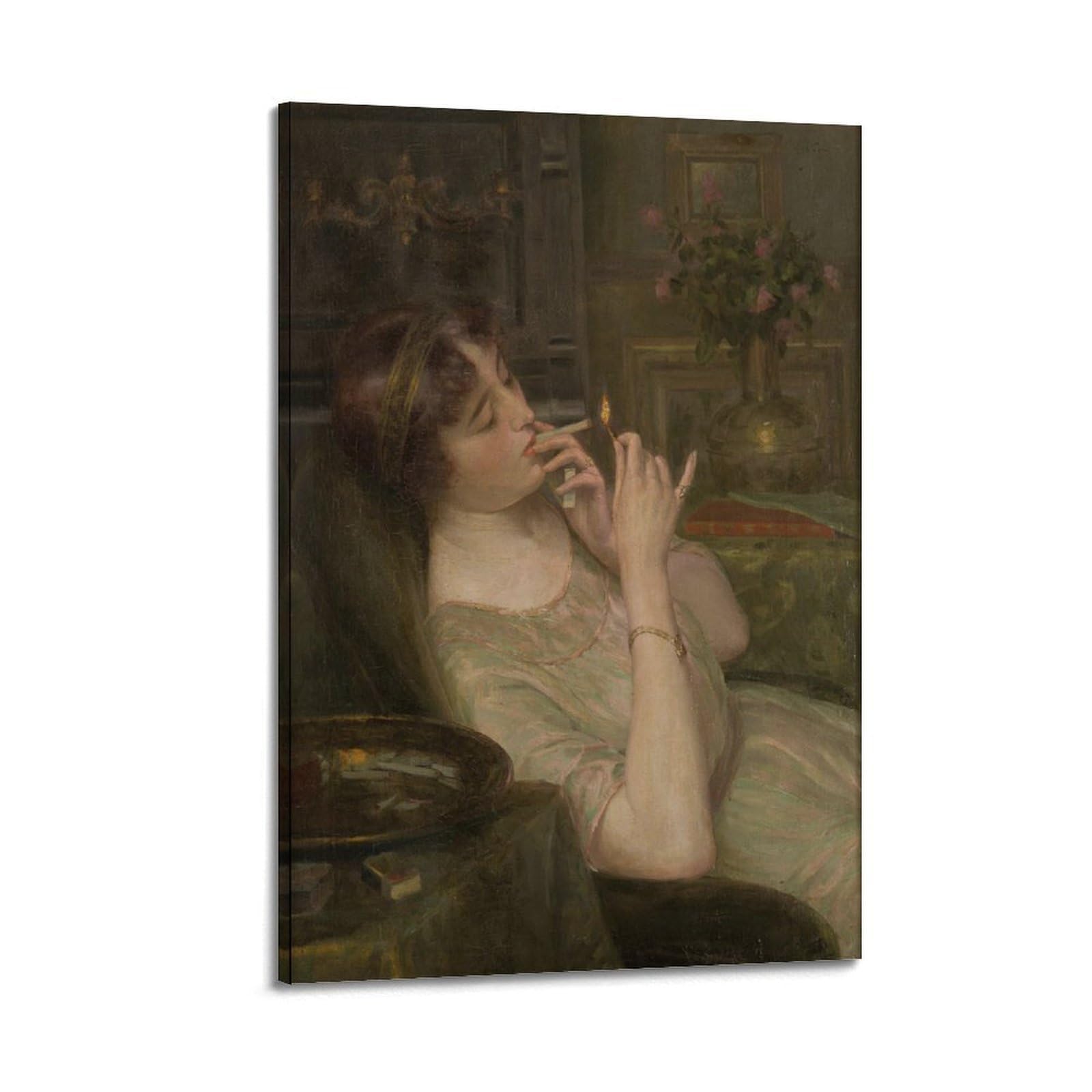 Poster d'Auguste Levêque After Breakfast, décoration affiche art mural moderne 40x60 - 6