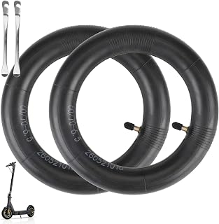 ulip (2 Pack) 60/70-6.5 Inner Tube 10 Inch Scooter Tube Replacement Camera Straight Vavle for Ninebot Max G30 G30D G30LP G30E Scooters and Other Universal 10 inch Scooters