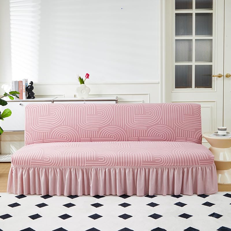 Housse de canapé 1 pièce rose pour insuffler une ambiance cocooning et fraîche à votre intérieur