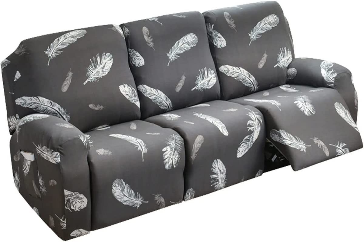 Lot 4 Housses Chaise Gaming WIYETY - Noir, Lavable, Accoudoirs Inclus