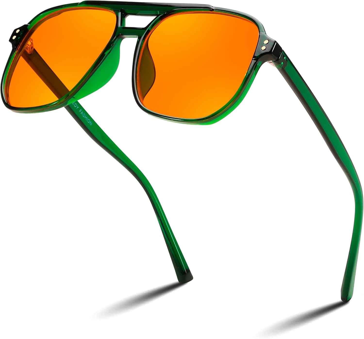 FEISEDY Amber Blue Light Glasses for Computer Gaming Orange/Yellow lens Anti Eyestrain Sleep Glasses G2835 - Image 9