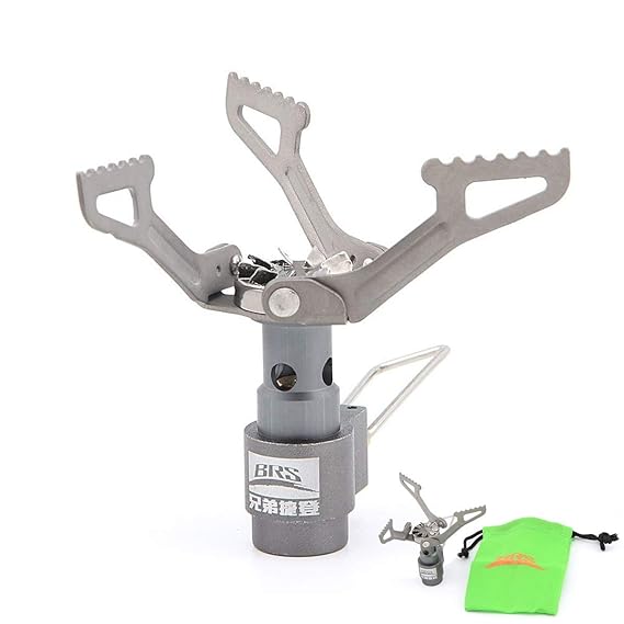 BRS Outdoor BRS-3000T Ultra-Light Titanium Alloy Miniature Portable Picnic Camping Gas Cooking Stove