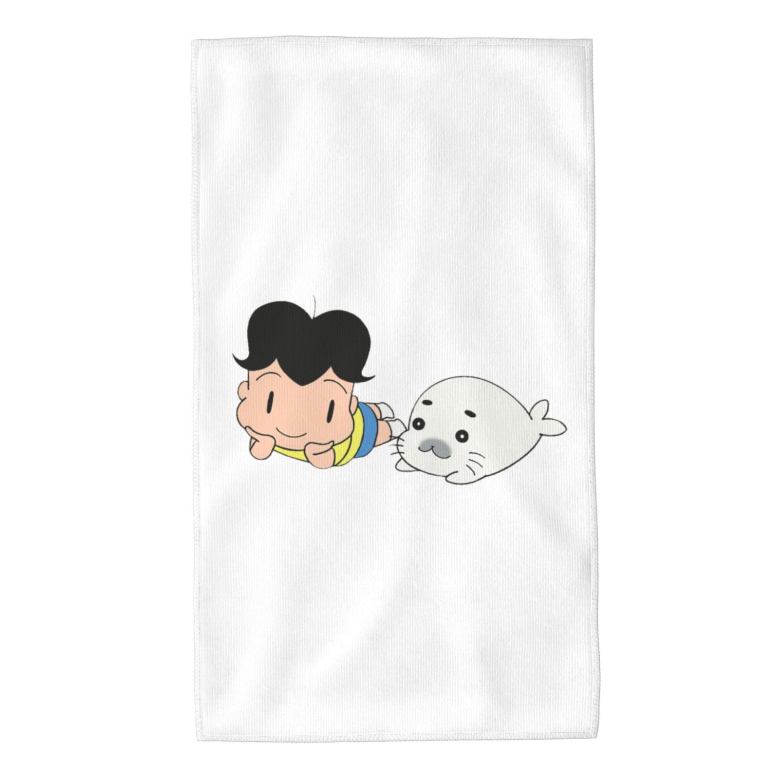 Amazon｜少年アシベ Go！Go！ゴマちゃん (3) スポーツバスタオル 吸水