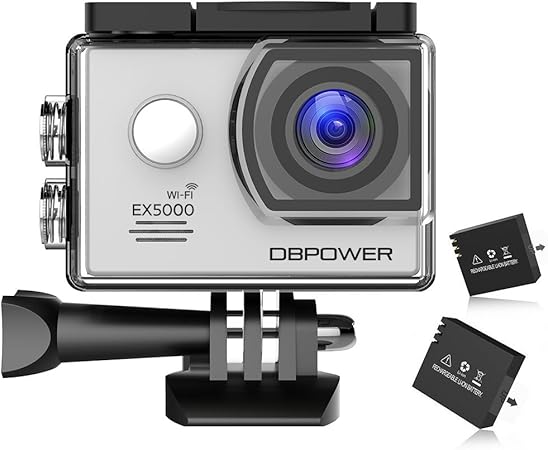 Amazon Dbpower アクションカメラ 2インチ Wifi機能搭載 1400万画素 1080p フルhd 170度広角 バイク 自転車 車などに取り付け可能 19個のアクセサリー付け ウェアラブルカメラ アクションカム 通販