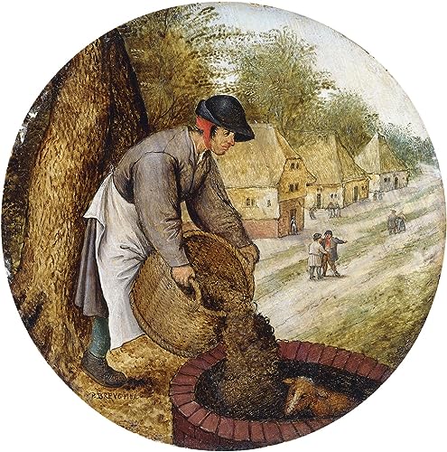 Cuadro abstracto de Pieter Brueghel el Joven en lienzo de 60x90 cm para decoración del hogar