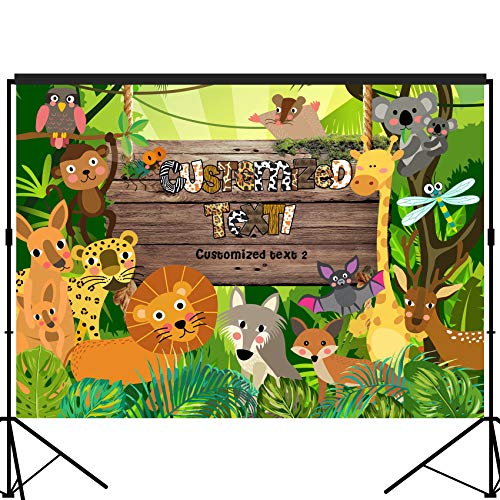 Toile de fond My Forest Animal pour un anniversaire enfant en pleine nature