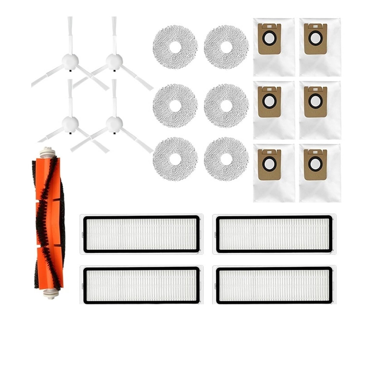 Sacchetti di ricambio per aspirapolvere robot, compatibili con Dreame Bot L10s Ultra/ S10/S10 Pro Robot aspirapolvere, compatibile con Dreame Bot L10s Ultra accessori (colore: set C)