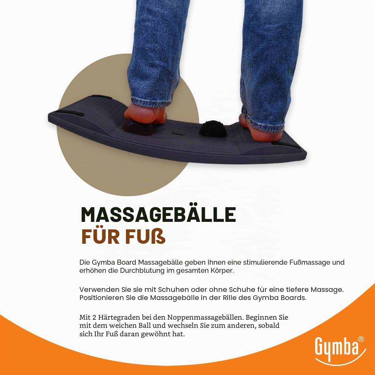 Gymba - Balance Board anthrazit