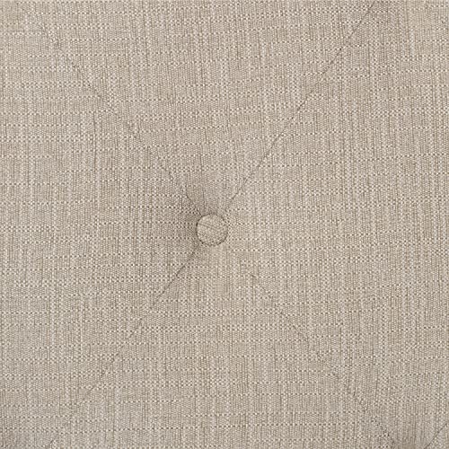 Lexicon Eulalie Upholstered Platform Bed With Storage, King, Beige #TOP7