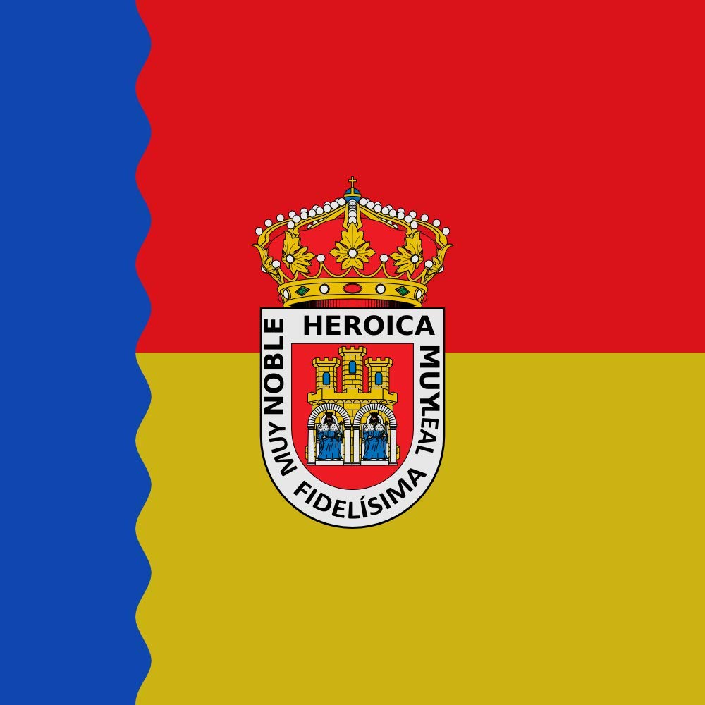 Drapeau Villarcayo de Merindad de Castilla la Vieja pavillon historique espagnol