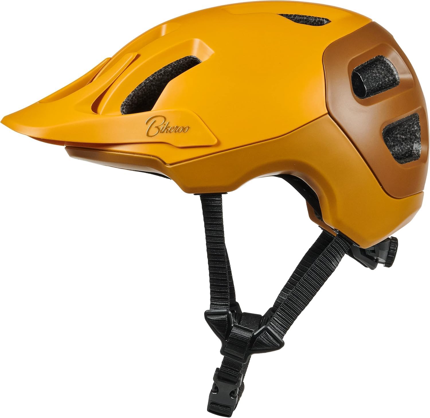 Bikeroo MTB Bike Helmet, Adjustable 56-62 cm / 22" - 24" Circumference, Adult Cycling Safety Head Protection for Road Mountain Bicycles, Protective Headgear Sports Equipment for Outdoor Adventures