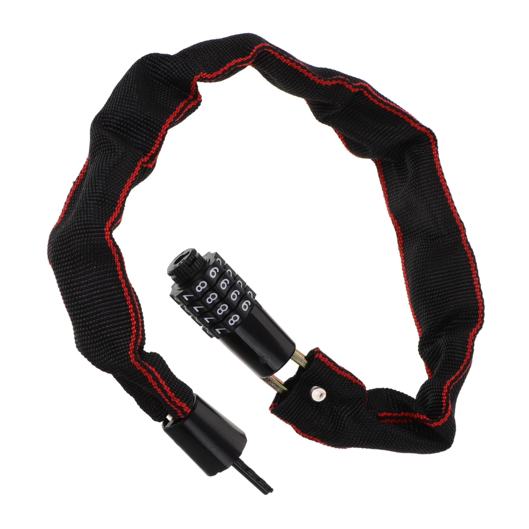 GANAZONO Bicycle Password Lock Chain Bike Protection Lock for Standard Bicycles Mountain Bikes Motorcycles Keyless Coded Scratch Durable Design