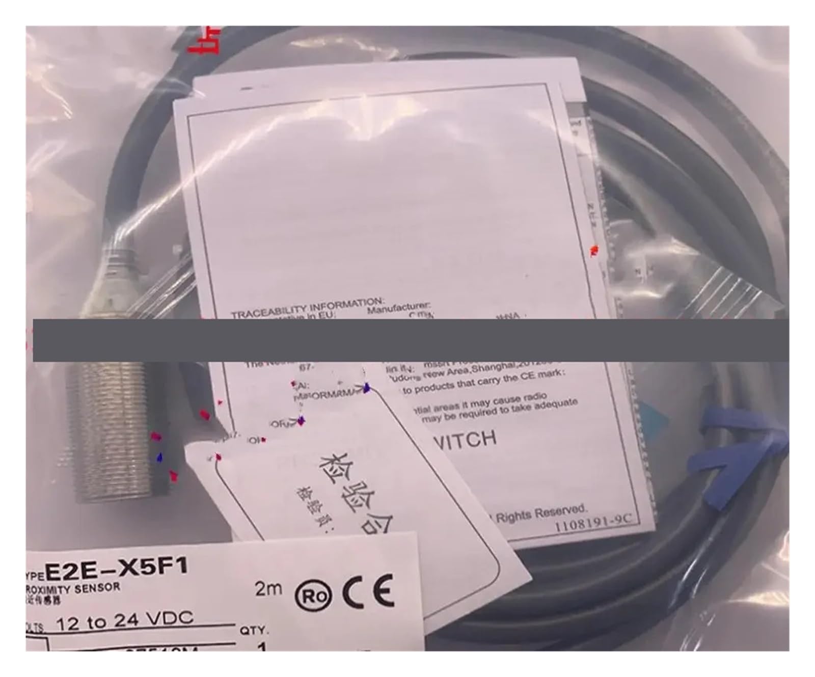 BALYDLUL 3pcs Proximity switch E2E-X5F1 E2E-X5F1-Z E2E-X5F2 E2E-X5F2-Z E2E-X5E2-Z E2E-X5E2(E2E-X5E2-Z)